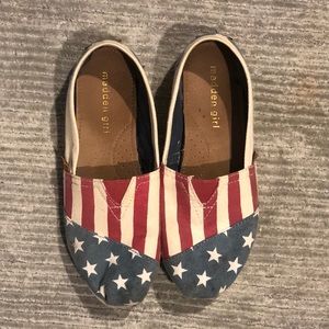 Steve Madden Girl American Flag shoes
